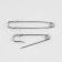 Set of hats pins, 38 /50 /63 /70 /90 /100 mm, 6 pcs, silver color