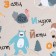 Cover for children's Ethel 1.5 joint venture "Funny alphabet", 145x210 cm, 100% cotton