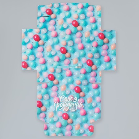 Gift folding box, packaging, “everything will come true”, 26 x 26 x 8 cm-9