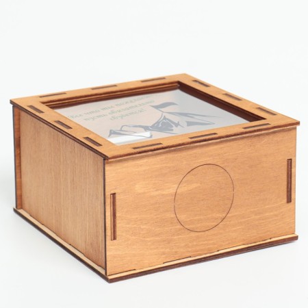 Piggy bank "Everything you wish" mountains, 14x14x8 cm-3