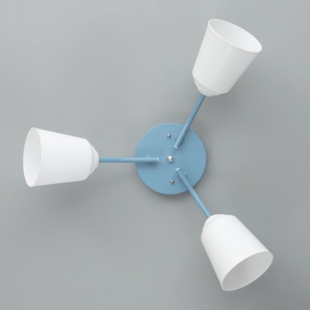 Causte "Online" (CIL.) 3x15W E27 Model: BR 00278 Blue 50x50x15cm-3