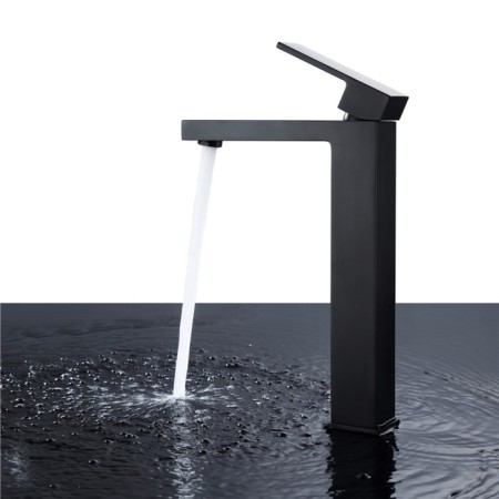 ABBER DAHEIM AF8211B shell mixer, single -leaf, pour 165 mm, black-2
