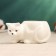 Pot "Cat Milka" White, 11x5x5cm
