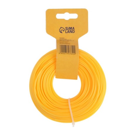 Tundra trimmer fishing line, star section, d = 2.4 mm, 50 m, nylon-1