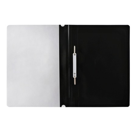 A4 180 μm folder, Erichkrause "Diamond Total Black", with embossing, transparent top, black-2