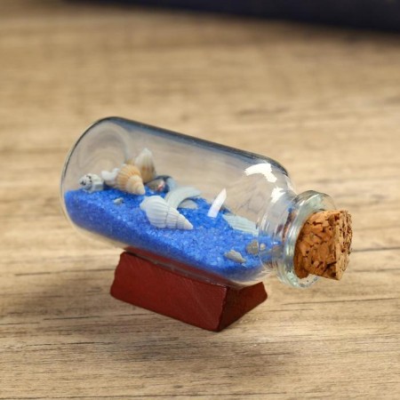 Souvenir in the bottle "shells" 6*2.5*3.5cm, mix