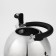 A stainless steel kettle with a whistle, 1.8 liters, induction
