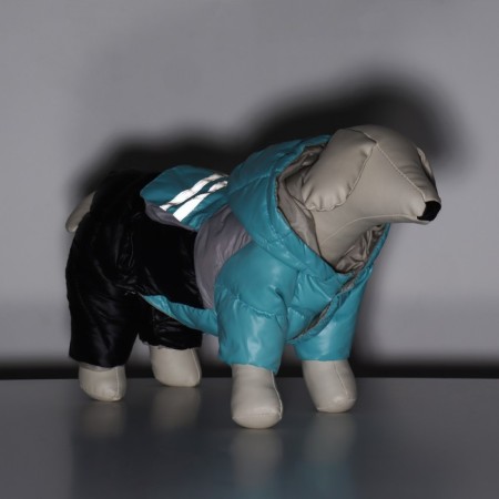 The overalls "anorak" reflective, size 14 (DS 32, OG 42, Osh 31 cm), black and blue-13