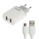EXPLOYD EX-Z-1437, 2 USB, 2.4 A, MicroUSB cable, white