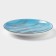 Porcelain dessert porcelain Wilmax Scratch, D = 17.5 cm, blue color