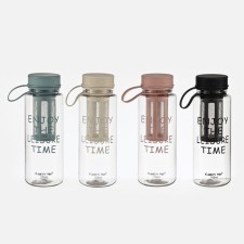 Water bottle, 800 ml, 22 x 10.5 cm, with sieve, mix