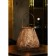 Summary Metal for 1 candle "Pattern. Pokkovka" aged gold 20.5x20x20.5 cm