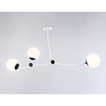Suspended Ambrella Light, Modern, TR2566, 3HE27, white, black color-2