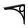 Decor bracket, 245x245, 2 pcs, black color