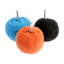 A set of circles of polishing tundra, foam rubber, d = 80 mm, shank 6 mm, 3 pcs.