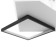 Chase with DND "Malva" LED 120W 3000-6000K White-black 57x48x7 cm Bayerlux