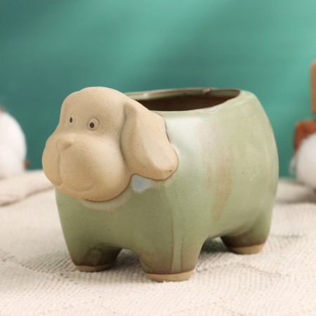 Pot "Lucky Dog" 11x9x8cm-1