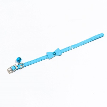 Collar "radiance" with a bead and a tambourine, 29 x 1 cm, Osh 21-26, blue-2