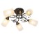 Economic Service Chandelier "Aurika" 5x60W E27 Anthracite 60x60x24 cm