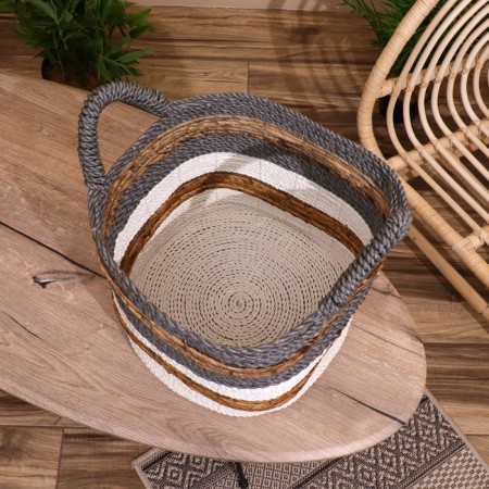 Wicker basket 35x35x40 cm-3