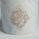 Kashpo ceramic with embossing, pot "Geometry", 8 x 7.5 cm