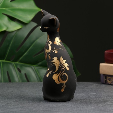 Figure "Cat eared" 7x8x19cm black-1
