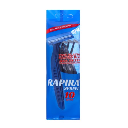 Disposable Rapira Sprint, 2 blades, 10 pcs