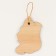 New Year's wooden pendant "New Year! Snowman and fox "with a scretch-layer