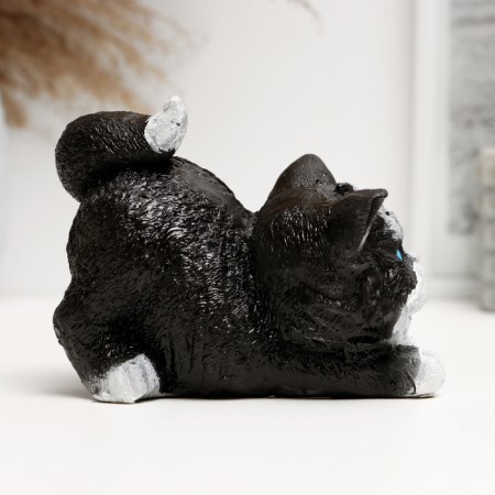 Pig a piggy bank "kitten with a bow" 10cm-3