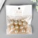 Decor for creativity Plastic "Pearl -pire with a loop" set 10 pcs d = 1.3 cm