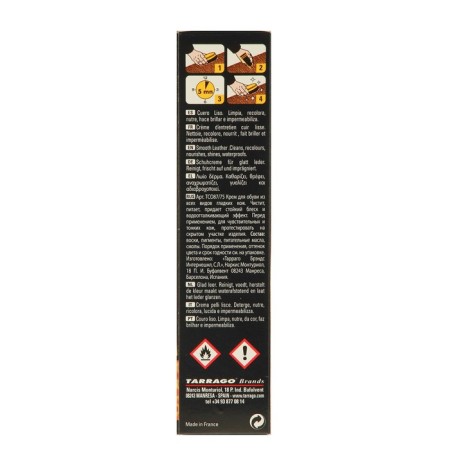 Shoe cream Tarrago Leather Cream 033, dark green color, a tube with a sponge, 75 ml-2