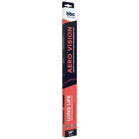 Bibicare wiper brush, frameless, adapters included, 350 mm