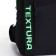 Textura's backpack, external pocket, black/light green color