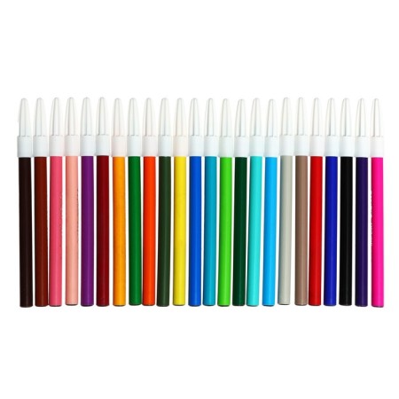 Fleeters 24 colors, Carioca "Doodles", average letter 2.2 mm, super-bright, washed off, cardboard, euro suspension-1