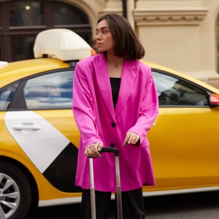 Women's jacket one size mist, pink color-9