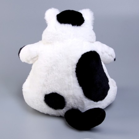Soft toy "cat", with black paws, 35 cm, white color-2