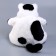 Soft toy "cat", with black paws, 35 cm, white color