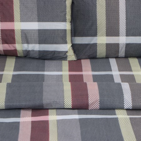 Bed linen 2 joint venture and I Squares, 173x215cm, 175x214cm, 50x70cm-2pcs, microfiber, 60g/m2-3