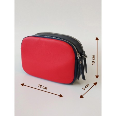 Cross-Bodi bag, 2 parts with lightning, white/red/blue color