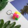 Keychain plastic puzzle "cube" 3.5x3.5 cm