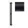 Terminus duo electric heated towel rail "Prof", 1200x110 mm, Black Muar