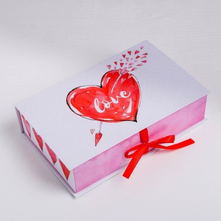Box - Choking, Gift packaging, "Love", 20 x 12.5 x 5 cm