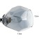 Svetogor chandelier "Night" 8x60W E27 Black/chrome 95x95x32cm
