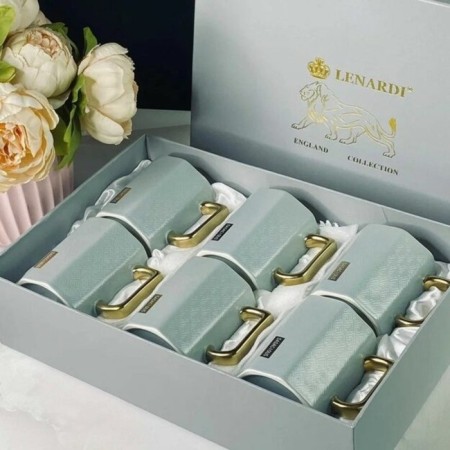 Set of mugs Lenardi, porcelain, 350 ml, 6 pcs