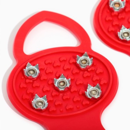 Ice-glasses 5 spikes size 26-35, red, children's-2