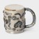 Mug "skull", 400 ml, beige color