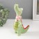 Souvenir Ceramics "Crocodile with a scarf" Green 14.2x9.5x24.5 cm