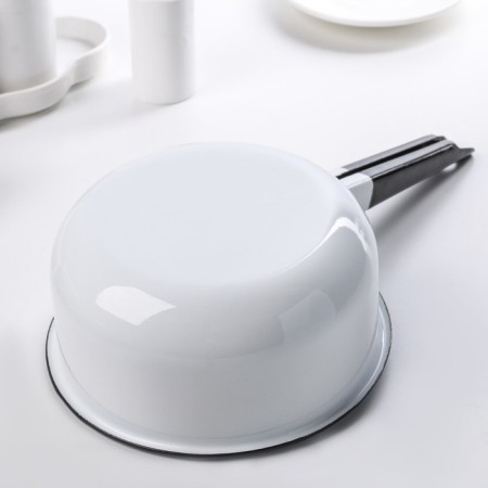 Bucket, 1.5 l, without decolleys, induction, white color-1
