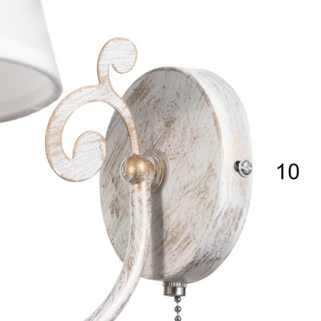 Bra "Ariadne" 1x40W E14 Patinated gold 20x15x25 cm.-8