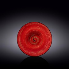 Deep plate Wilmax England Spiral, D = 20 cm, 800 ml, red color